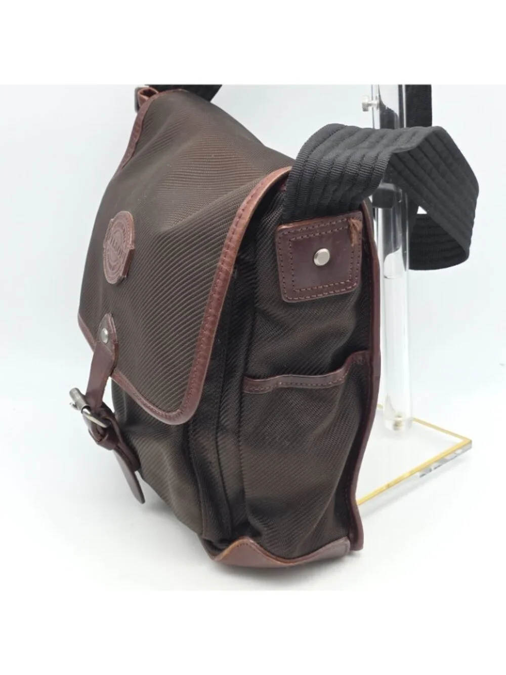 Filson Messenger Bag Mens Medium Brown Rugged Twill Leather Field Crossbody USA